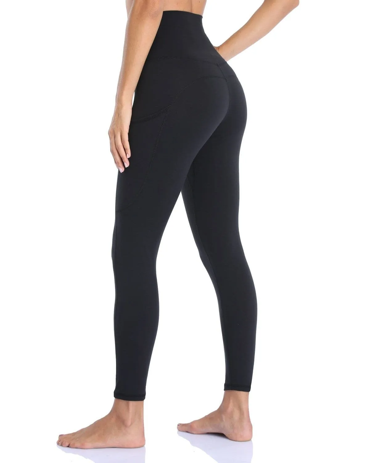 25" High Waisted Athletic Pants With Pocket