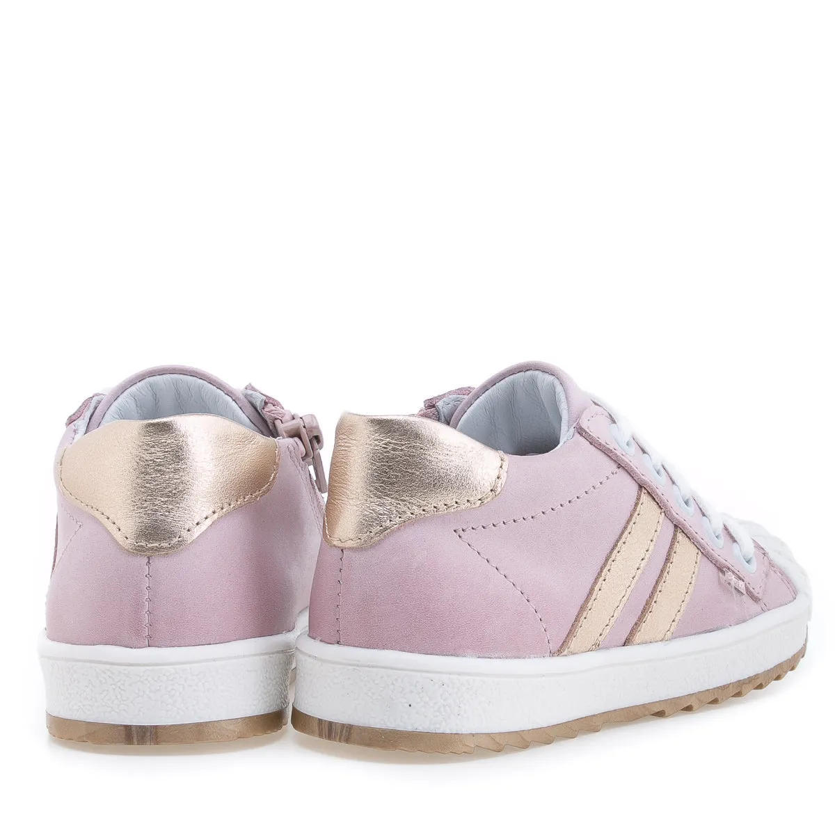 (2627A-20/2628A-20) Low Bumper Trainers pink with Zipper