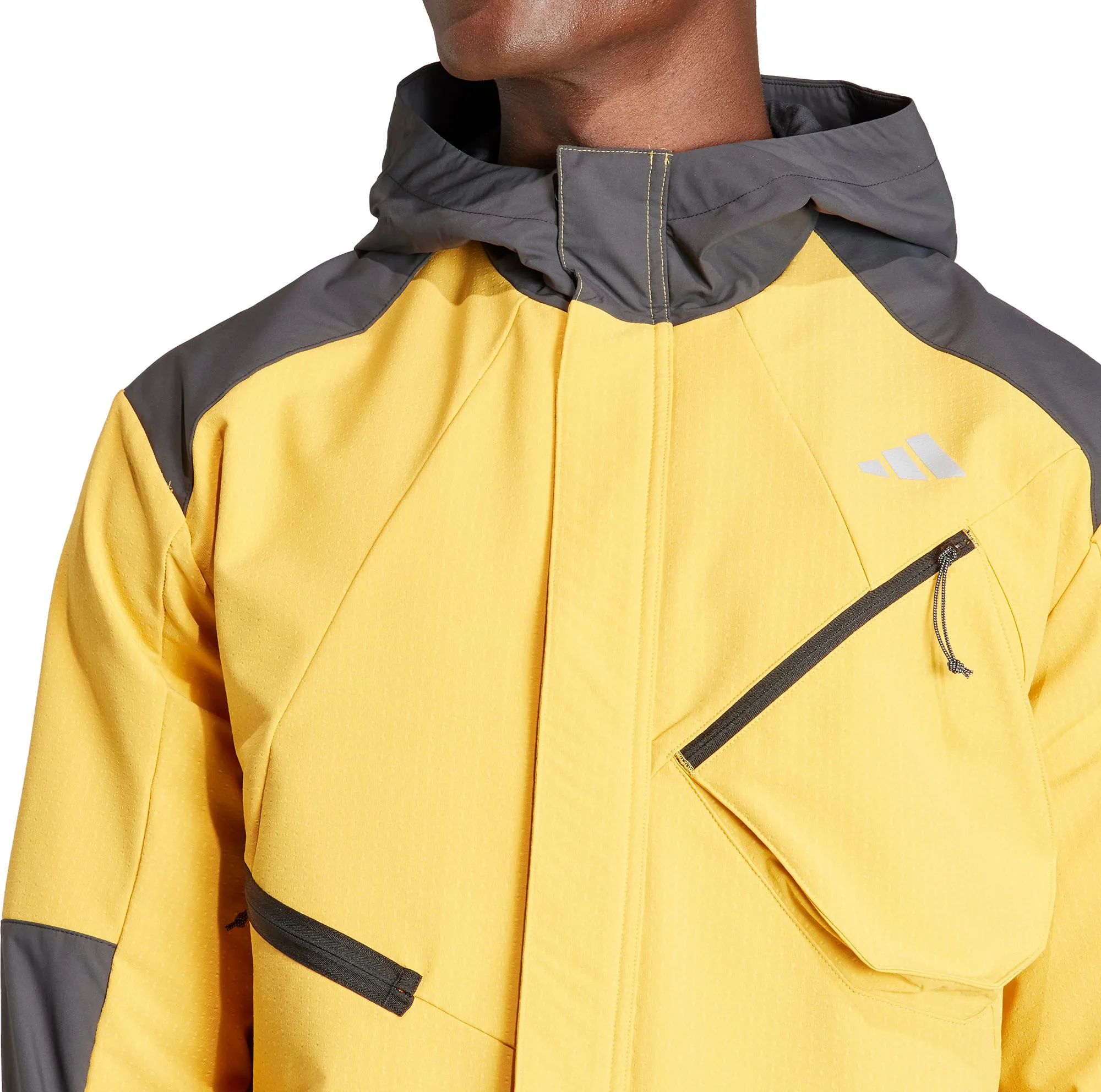 adidas Ultimate Conquer The Elements COLD.RDY Mens Running Jacket - Yellow