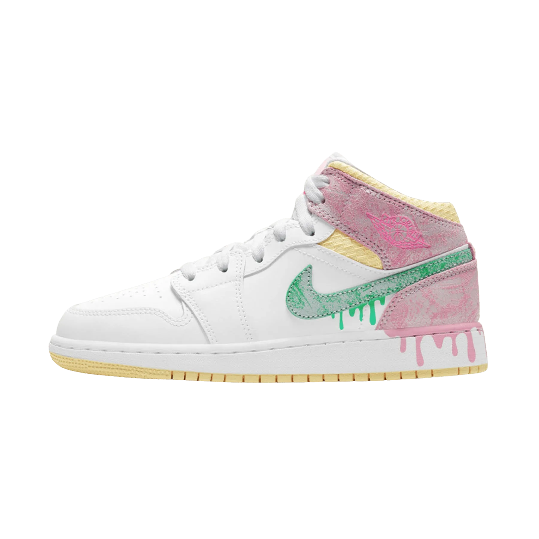 Air Jordan 1 Mid SE GS 'Paint Drip'