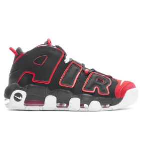 Air More Uptempo '96 - Black/Black/University Red