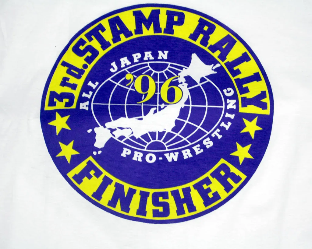 AJPW 3RD STAMP RALLY 96 T-SHIRT LG