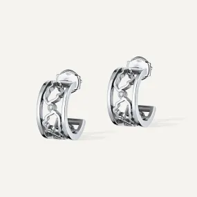 Allusia Love 18K Whitegold Earrings w. Diamonds