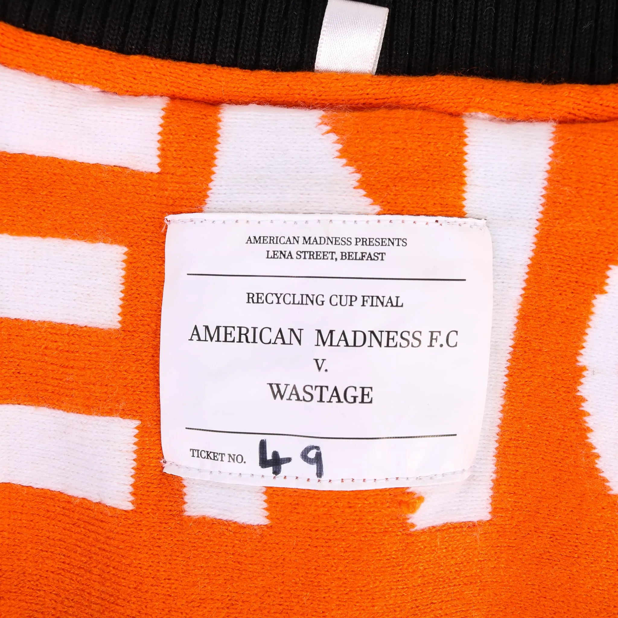 AM Re-Worked Football Scarf Jacket #49