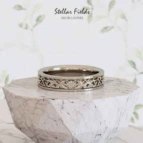 Amelie Flourish Wedding Ring