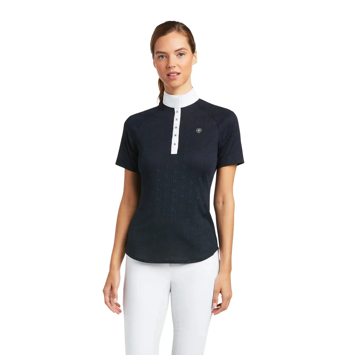 Ariat Women's Showstopper Show Shirt- Navy