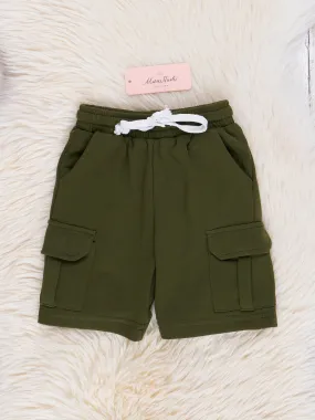 Army Green Cargo Shorts