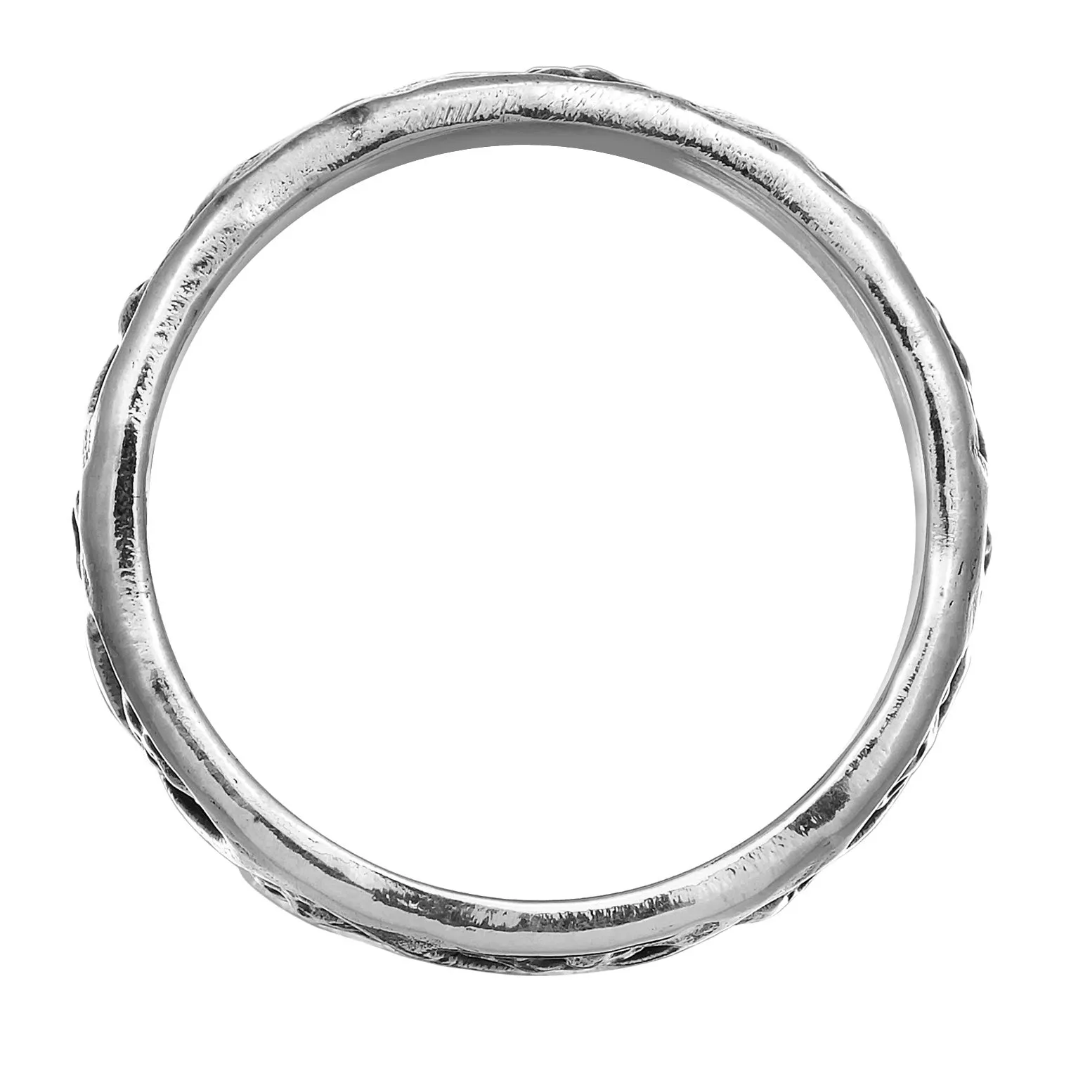 Azetec Silber Ring