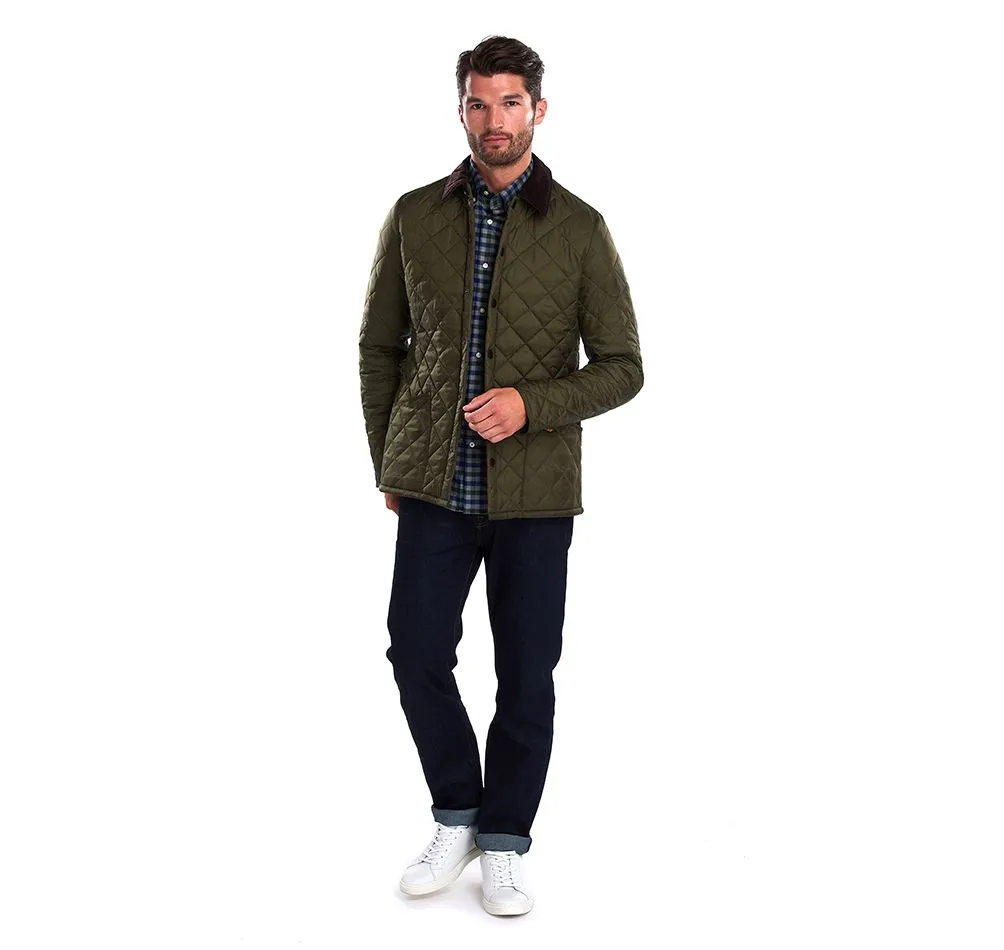 Barbour Men's Hertiage Liddesdale Diamond Quilted Jacket, Tailored Fit