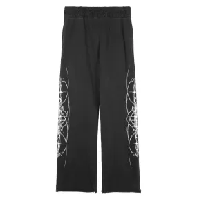 Basketcase Gallery War Lounge Pants Vintage Black