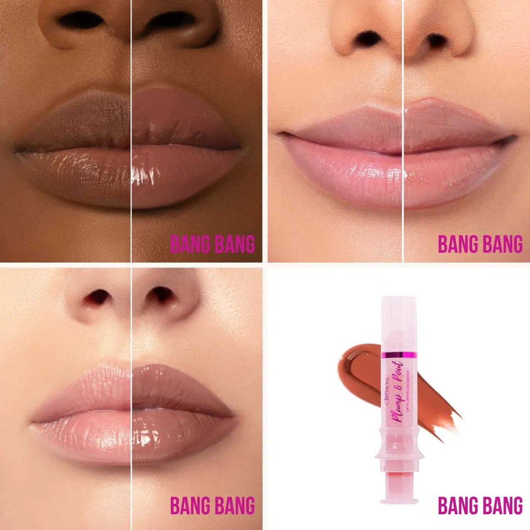 BEAUTYCREATIONS Plum & Pout Lip Plumping Booster Gloss Brillo Refuerzador de Labios