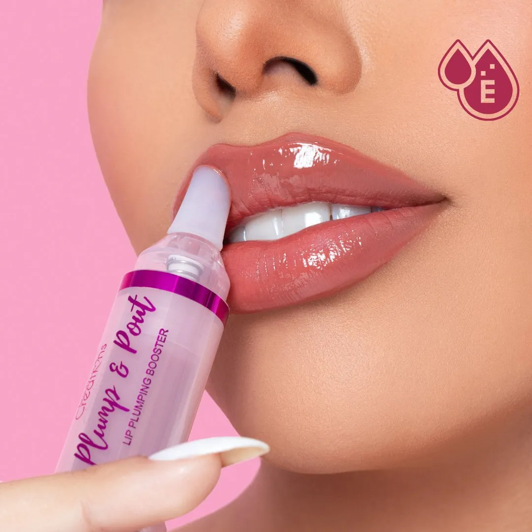 BEAUTYCREATIONS Plum & Pout Lip Plumping Booster Gloss Brillo Refuerzador de Labios