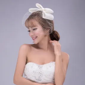 Bird Cage Veil with Bow VG1091