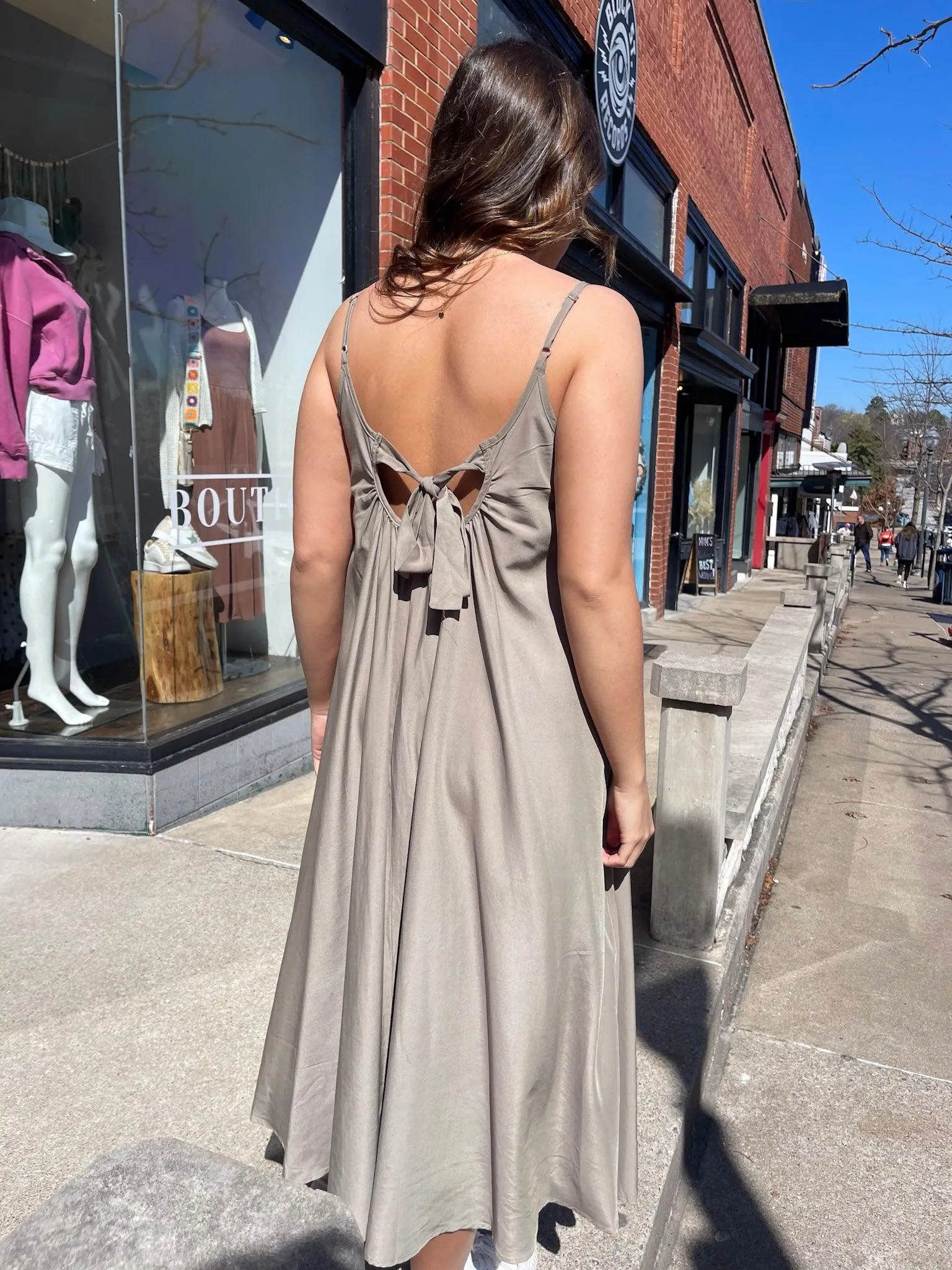 Bow Back Dress