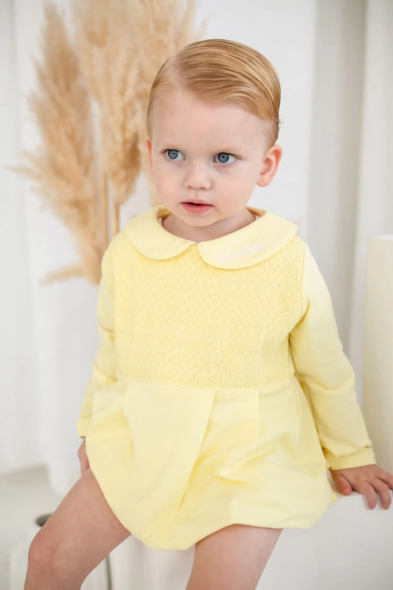 Boys Lemon Romper