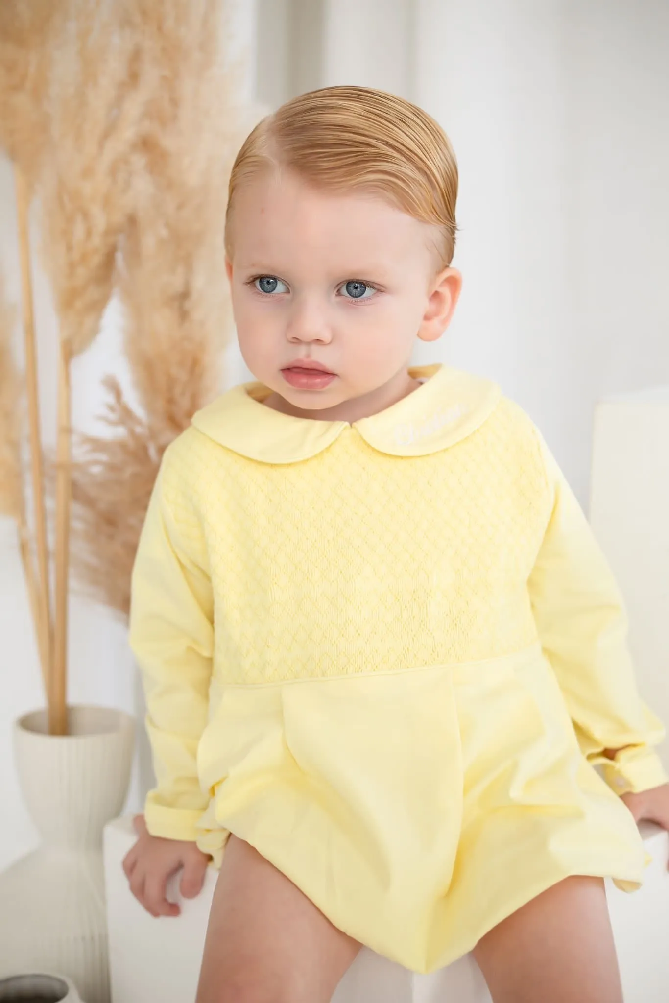 Boys Lemon Romper