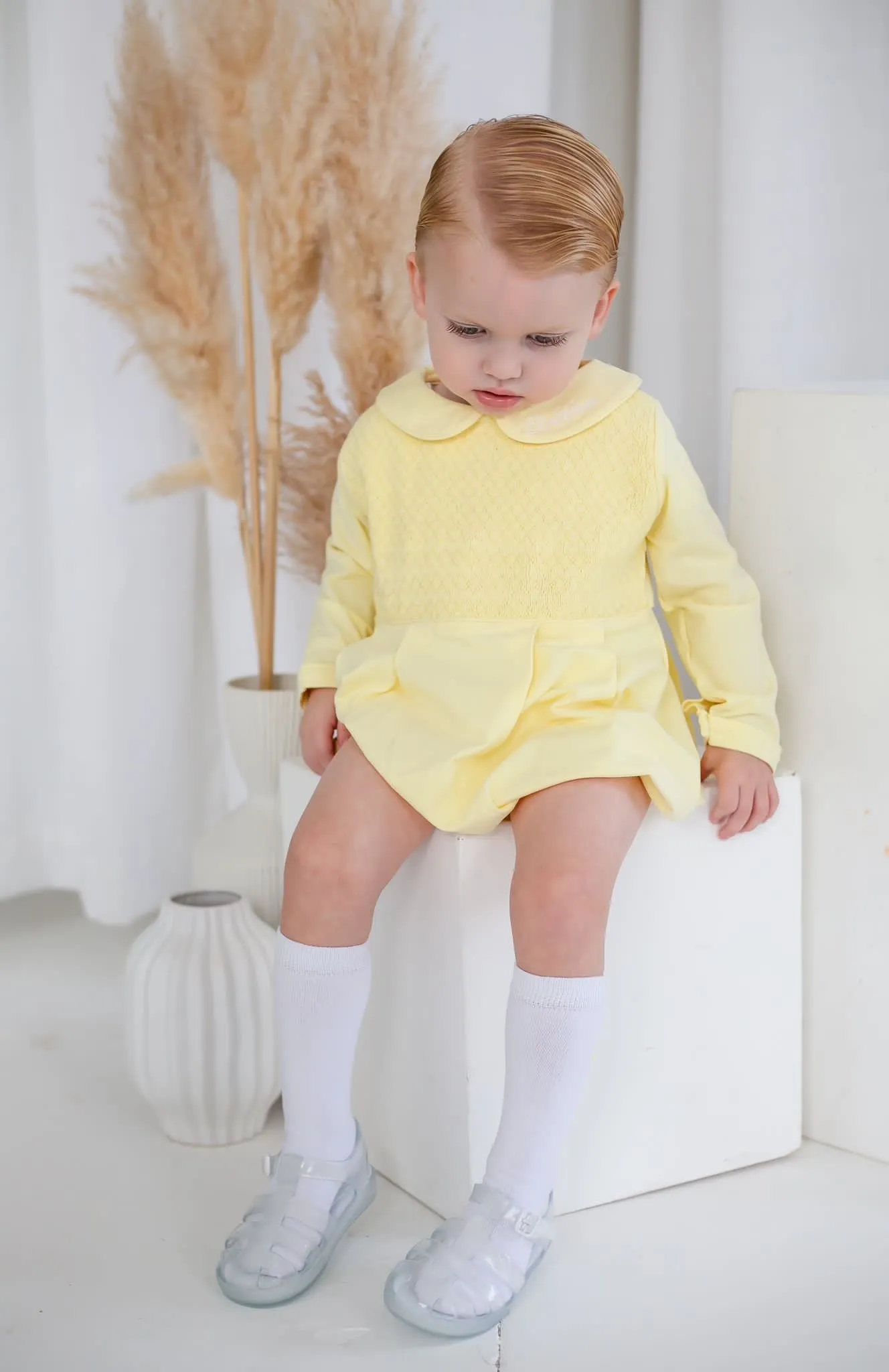 Boys Lemon Romper