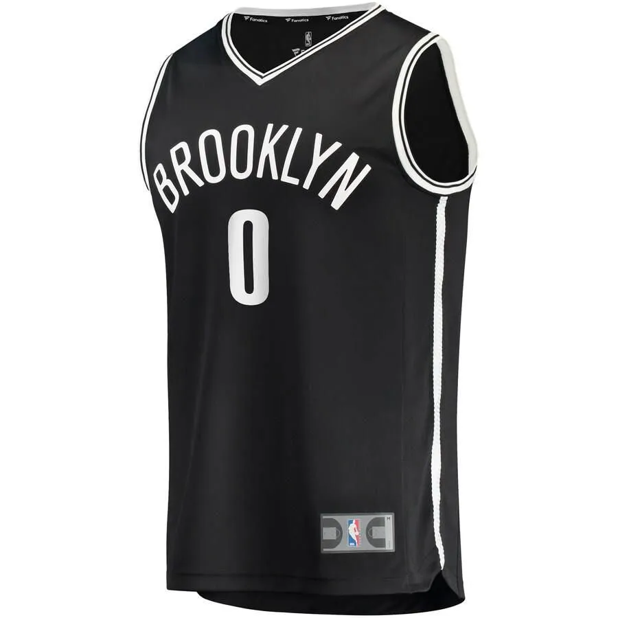 Brooklyn Nets David Nwaba Fanatics Branded Fast Break Player Icon Jersey Kids - Black | Ireland N0486A1