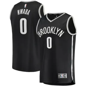 Brooklyn Nets David Nwaba Fanatics Branded Fast Break Player Icon Jersey Kids - Black | Ireland N0486A1