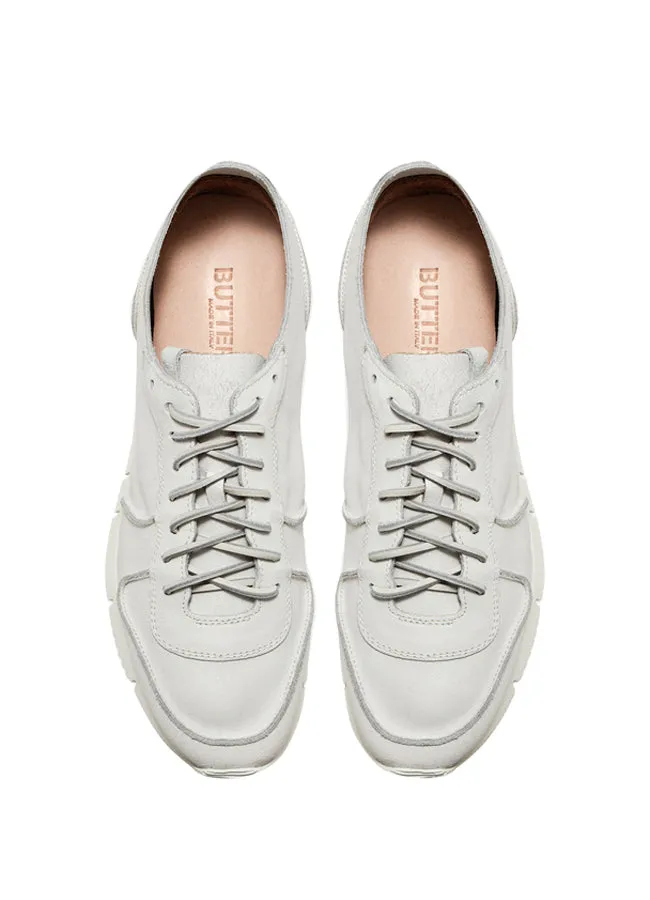 Carrera Sneakers In White Bianchetto Leather B5910BIAN-UG