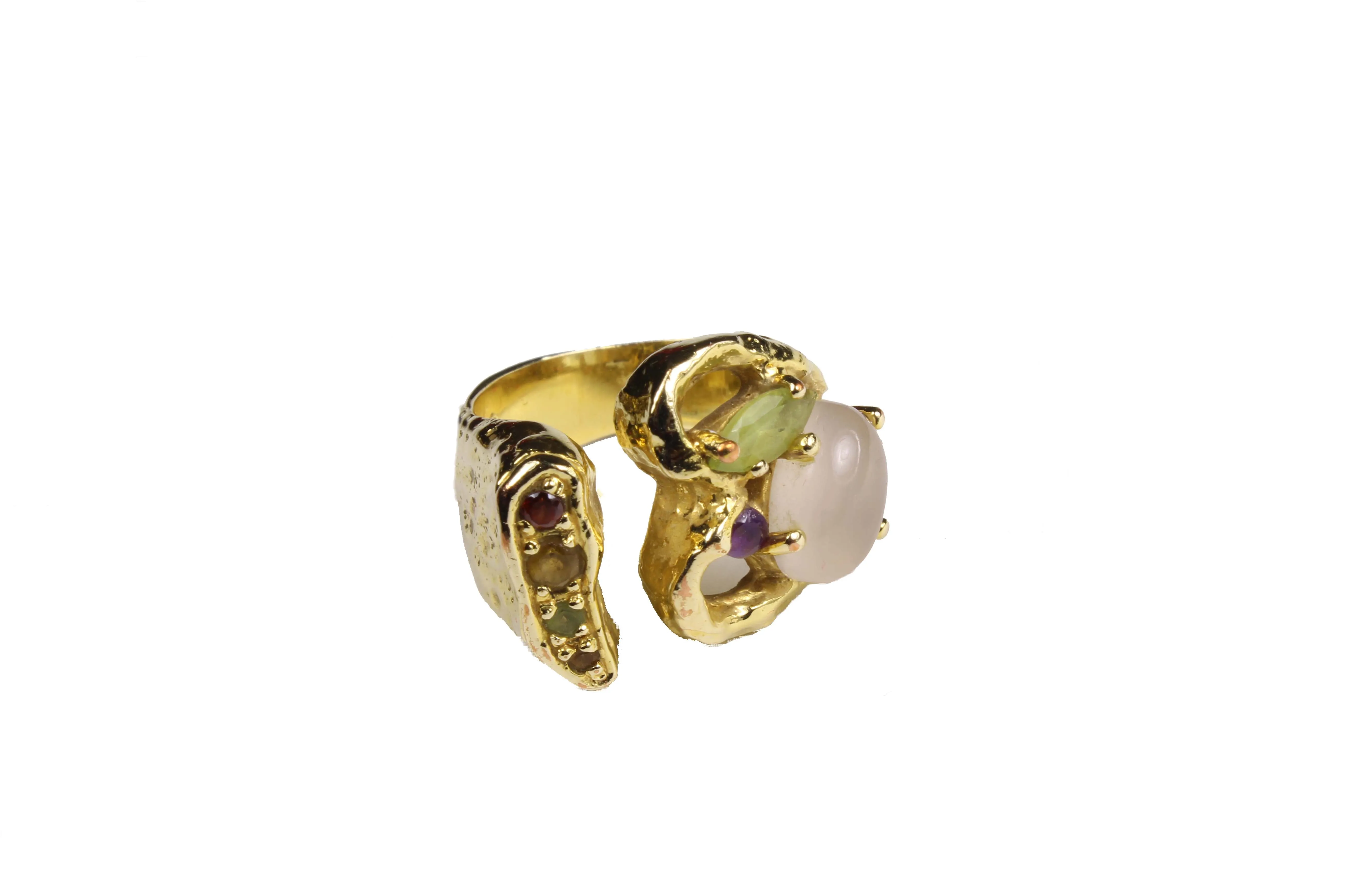 CHRISTIAN LACROIX semi precious stones ring