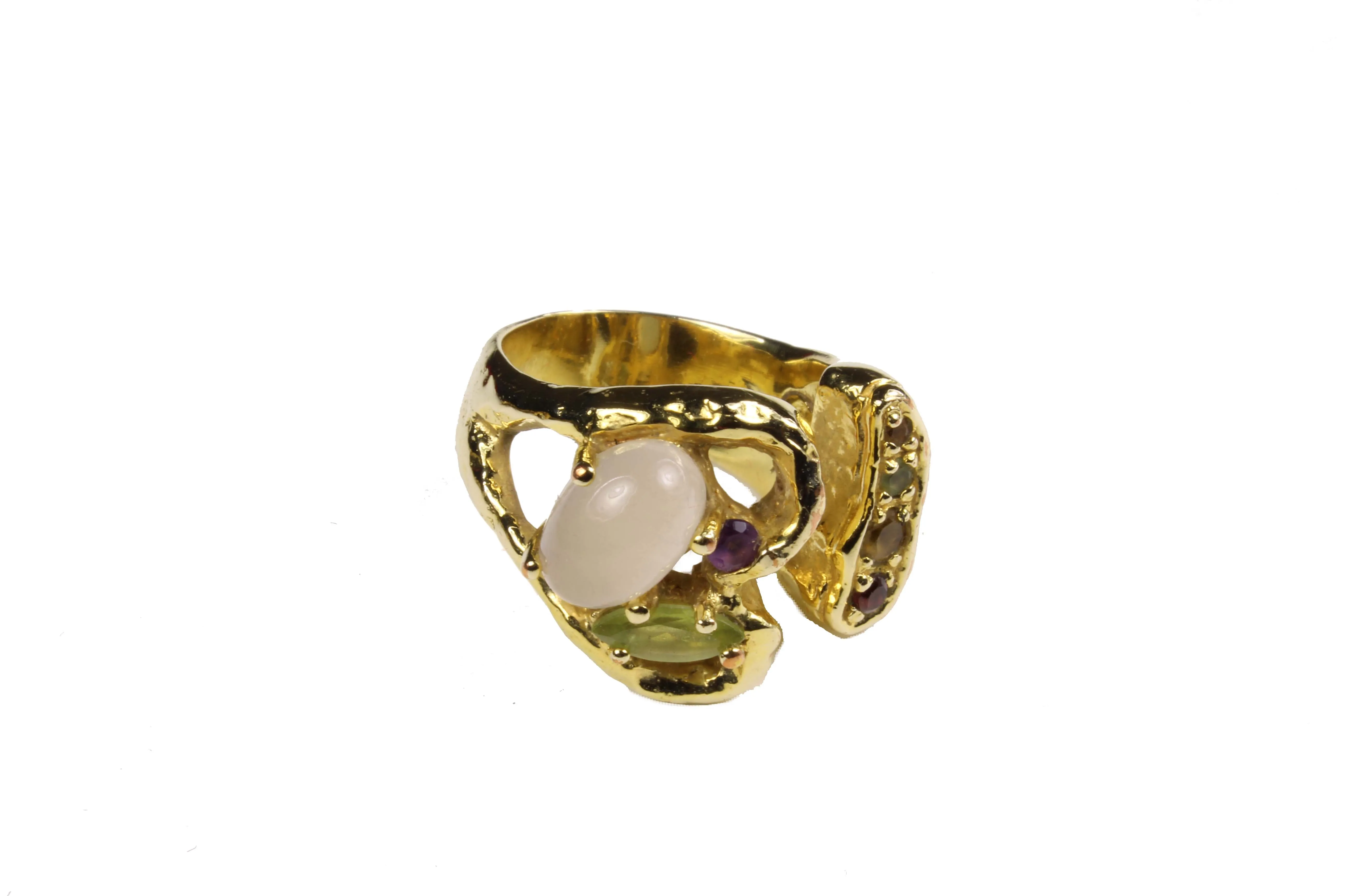 CHRISTIAN LACROIX semi precious stones ring