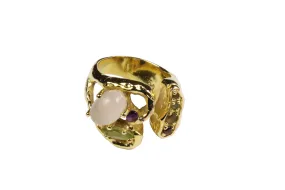 CHRISTIAN LACROIX semi precious stones ring