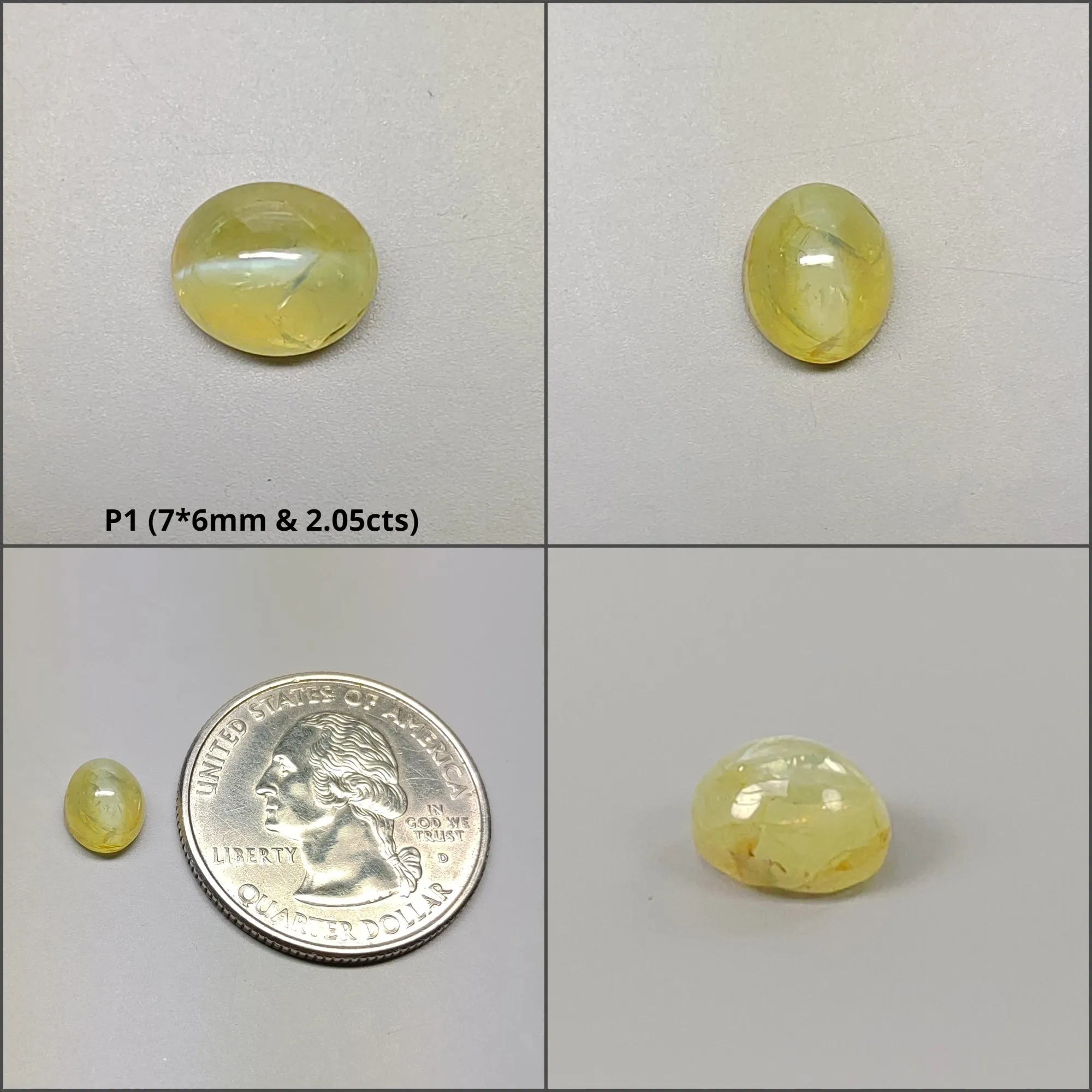 CHRYSOBERYL CAT'S EYE Gemstone Cabochon : Natural Untreated Unheated Cat's Eye Oval & Round Shape Lots