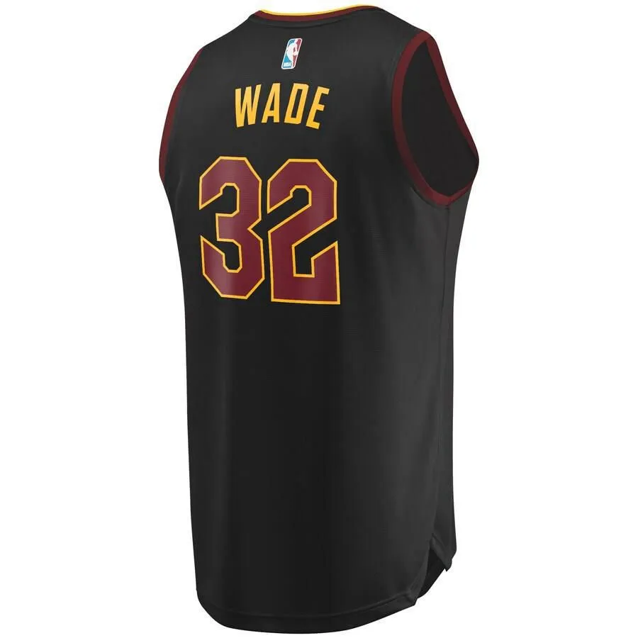 Cleveland Cavaliers Dean Wade Fanatics Branded Replica Fast Break Statement Jersey Kids - Black | Ireland K6804R1