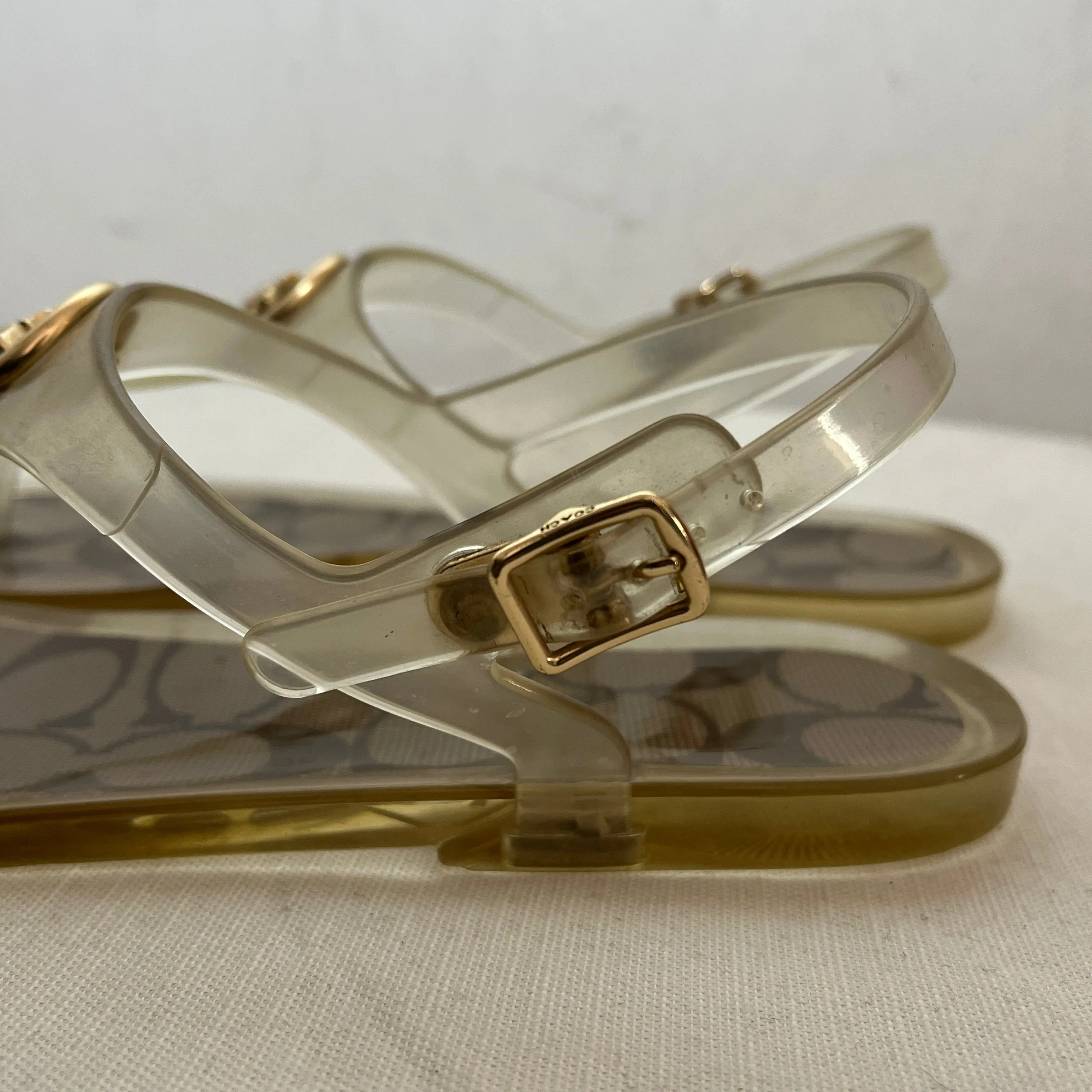 Coach Vinyl Natalee Jelly Sandals | Gently Used |