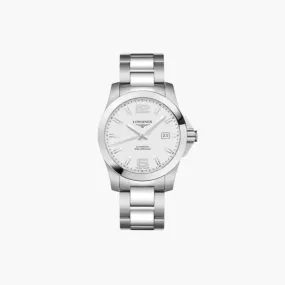 Conquest Automatic 41Mm Sunray silver Dial