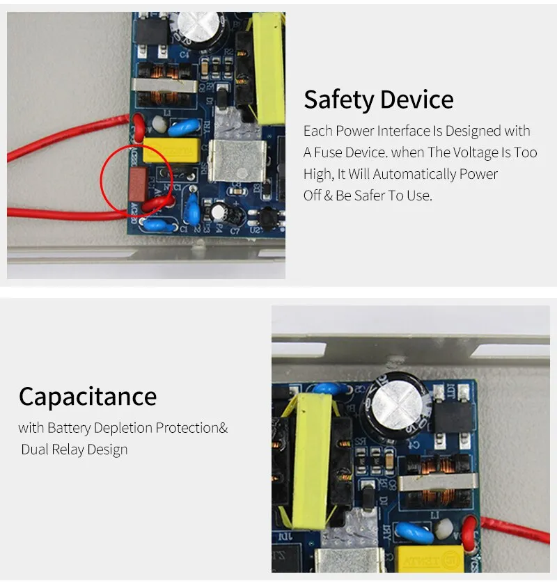 DC12V 5A Access Control Power Supply Transformer Door Adapter Covertor AC 90~260V for RFID Fingerprint Access Control