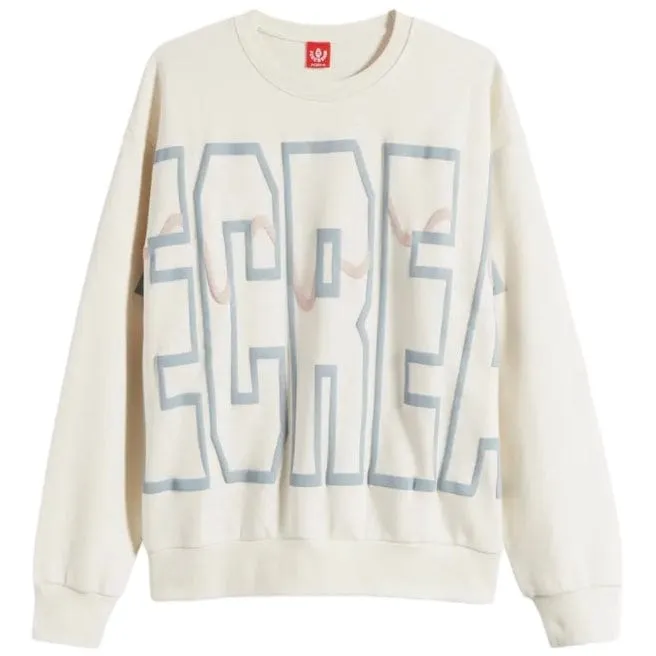 Ice Cream Pow Crew Sweatshirt (Whisper White) 431-9303