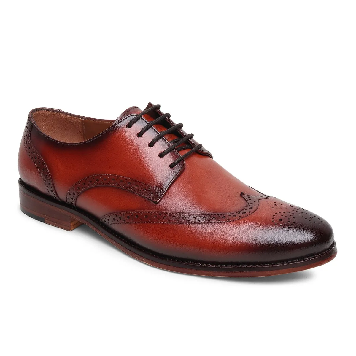 Kasper Brogue Leather Sole Shoes