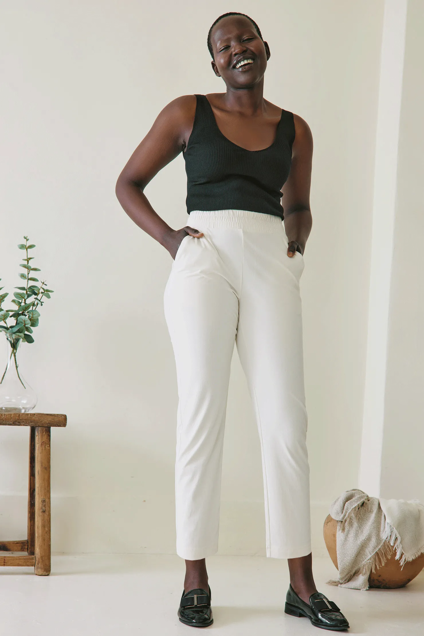 Kendal Sorona Pant - Ivory