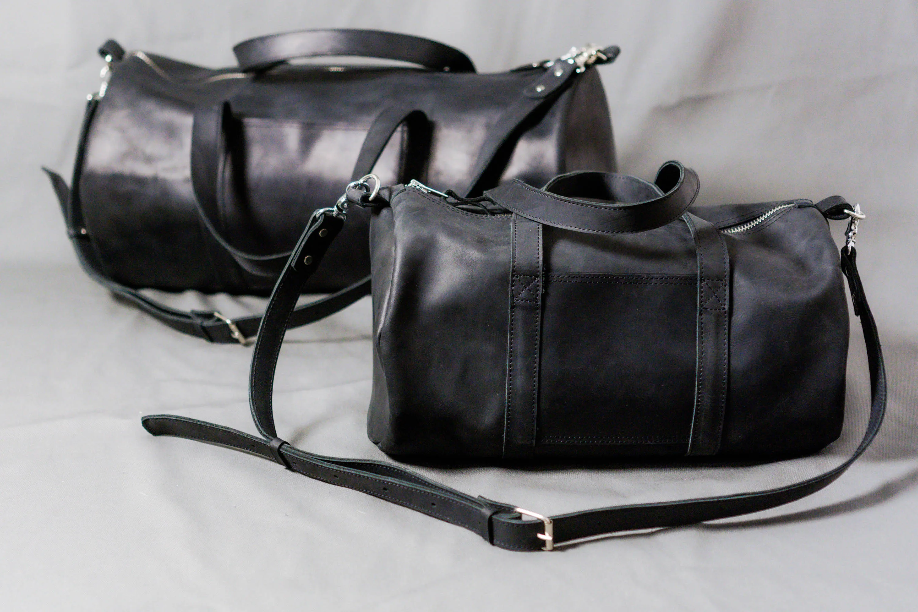 Leather Bag Duffle, Weekender, Gym, Everyday use, Travel, Minimalist Holdall