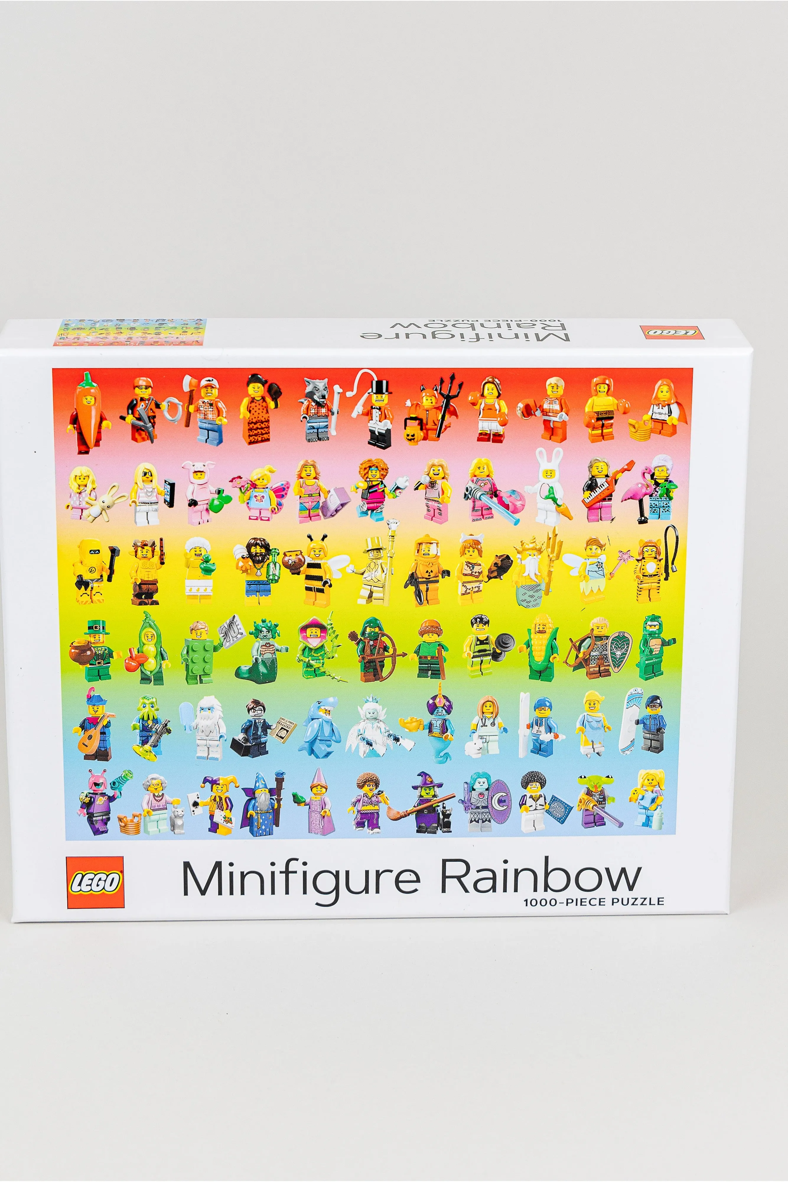 LEGO Minifigure Rainbow 1000 Piece Puzzle