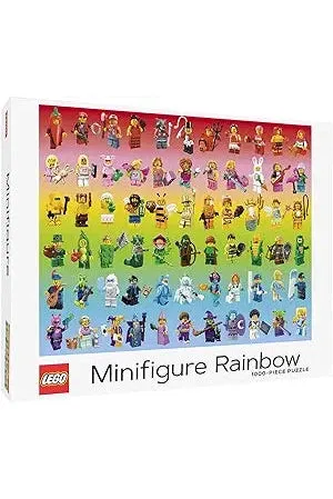 LEGO Minifigure Rainbow 1000 Piece Puzzle