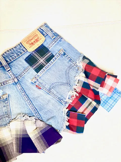 LEVIS Vintage Patchwork Shorts