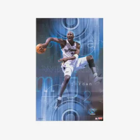 Michael Jordan Wizards 2001 Vintage Poster