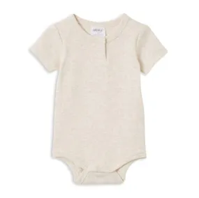 Milky Clothing Ecru Rib Bubbysuit