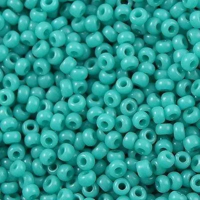 Miyuki Boncuk, MiyukiRoundBeads 6/0-0412 Opaque Turquoise Green