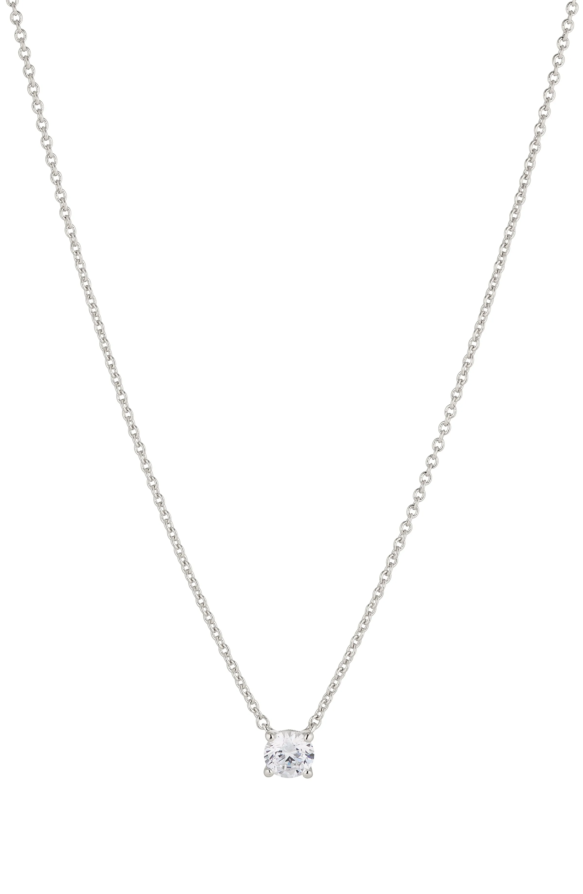 MODERN LOVE SMALL ROUND CZ NECKLACE