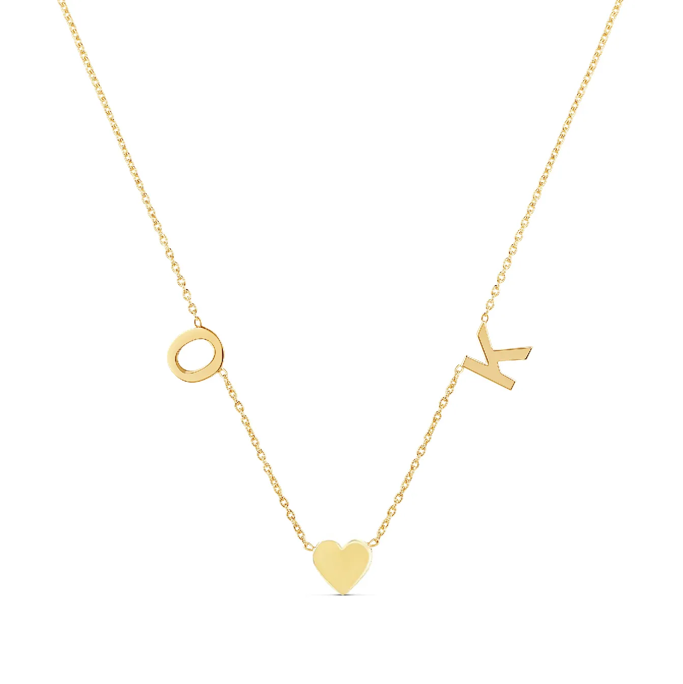 Multiple Initials Couples Necklace