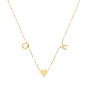 Multiple Initials Couples Necklace