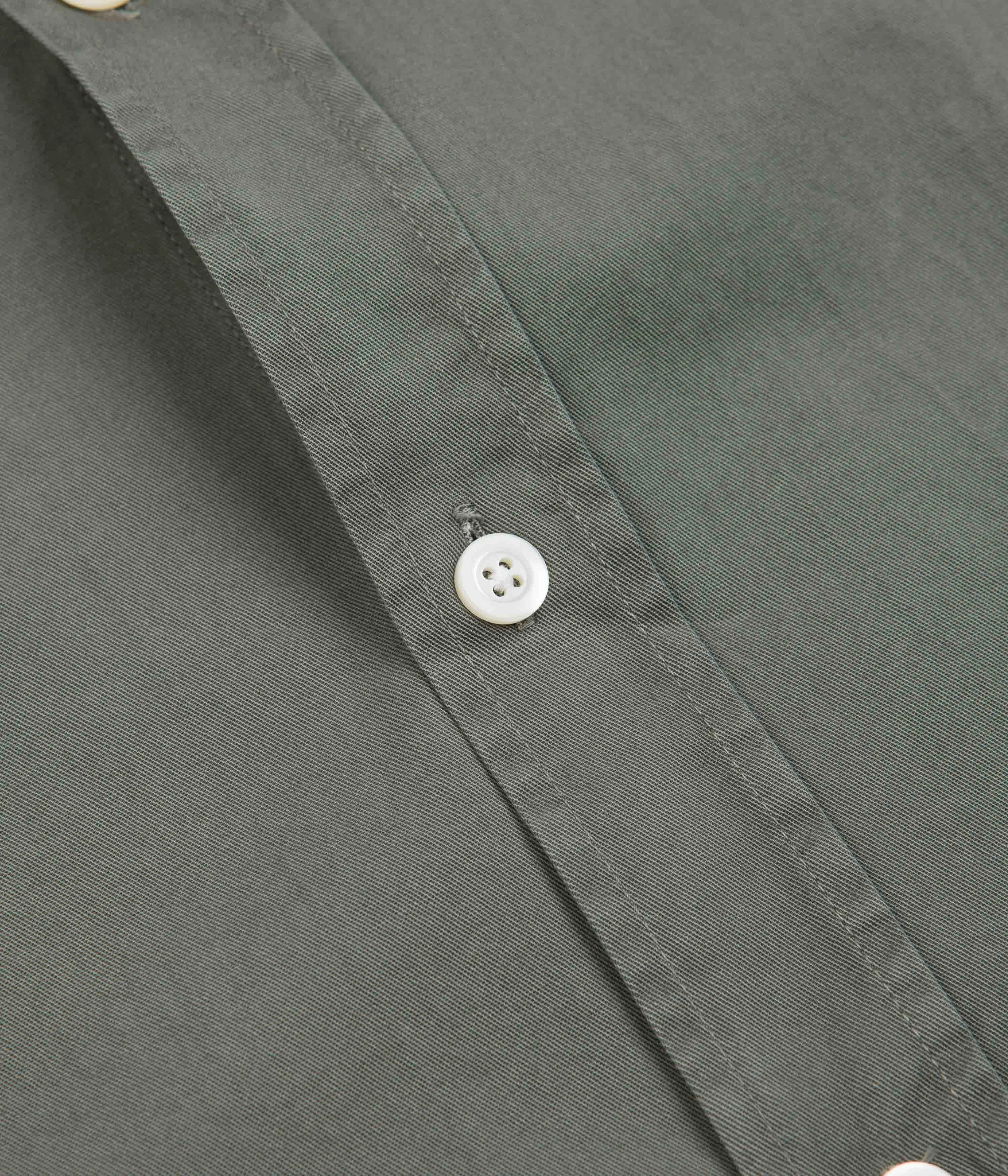 Norse Projects Anton Light Twill Shirt - Dried Sage Green