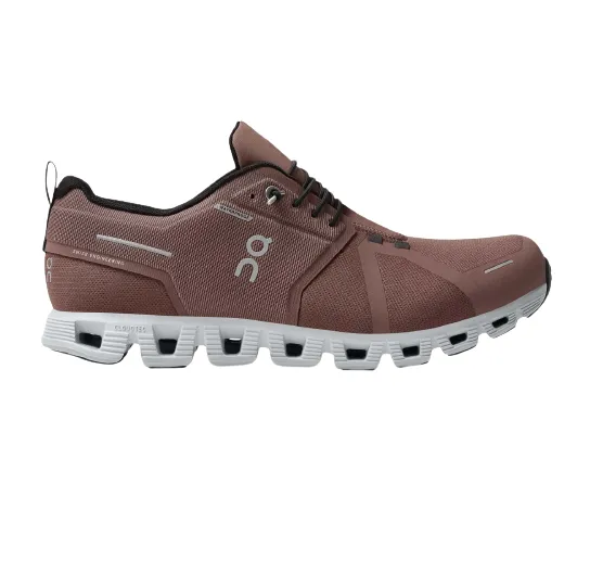 On Running Men's Cloud 5 Waterproof Shoes - Cocoa / Frost