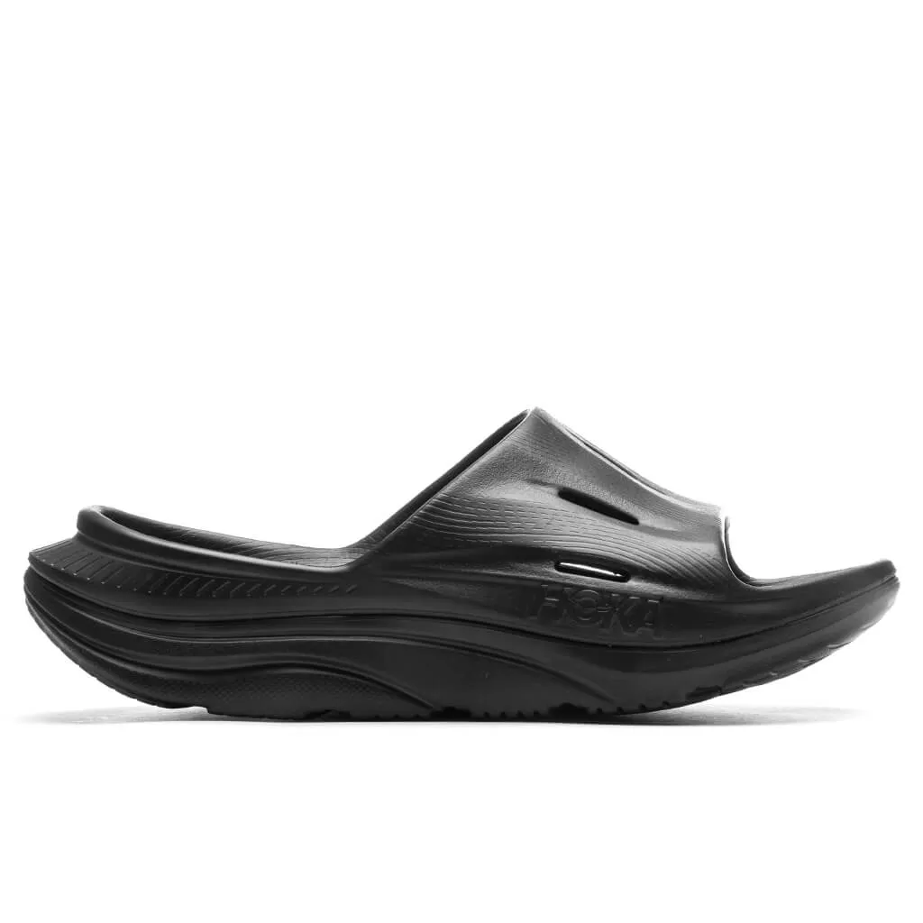 Ora Recovery Slide 3 - Black/Black