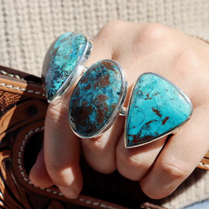 Percy Shattuckite Teardrop Ring B