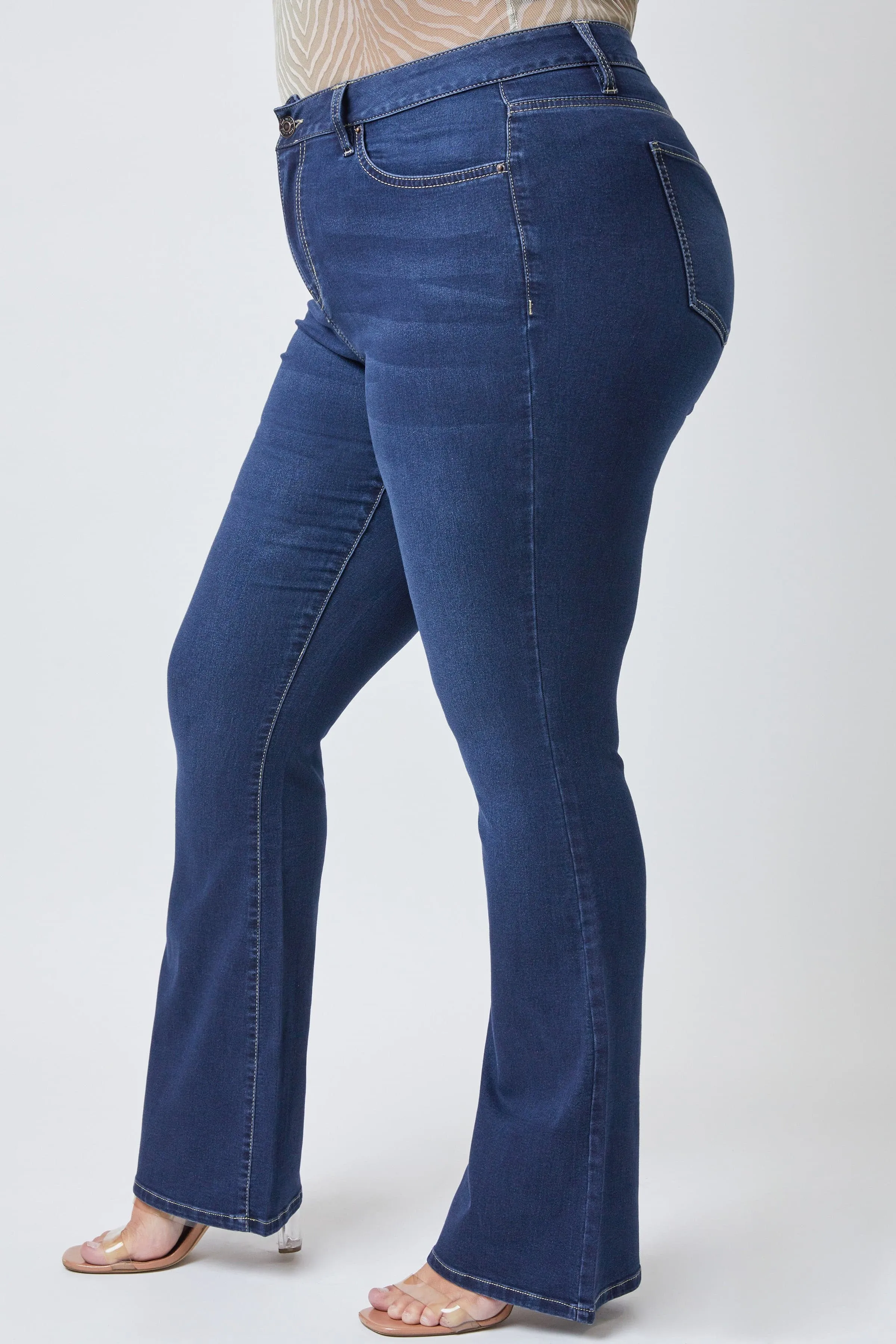 Plus Size Women's Essential HyperDenim Flare Jeans